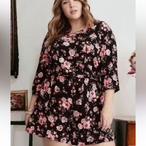 Like New Torrid Floral Romper